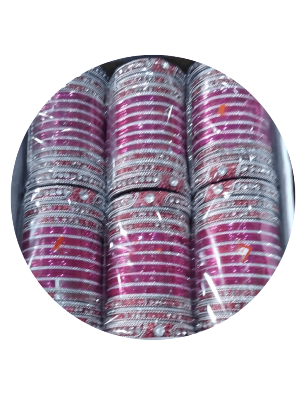 Women Bangles 2.8 with Silver Kada - Image 2
