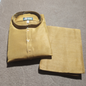 Men Kurta Shalwar Mustard