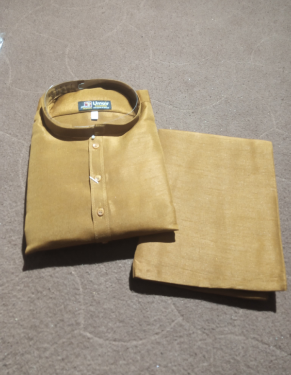 Men Kurta Shalwar Mustard
